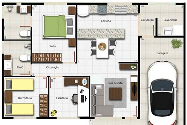 Construção de residencias e comerciais